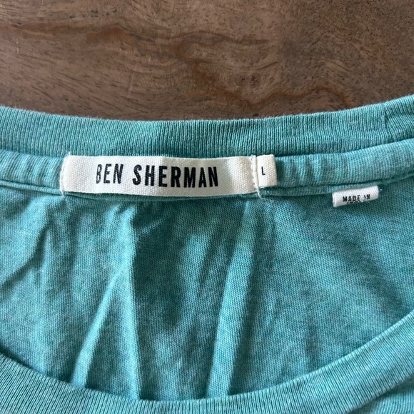 Ben Sherman Men’s Teal Graphic Tee Size L - Picture 2 of 6